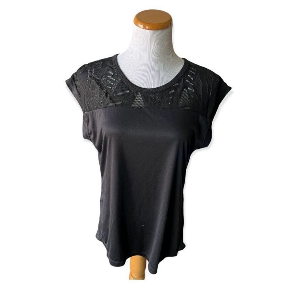 Womens Moret Ultra Active Open Weave Athletic Dri Fit Training Top - Sz M